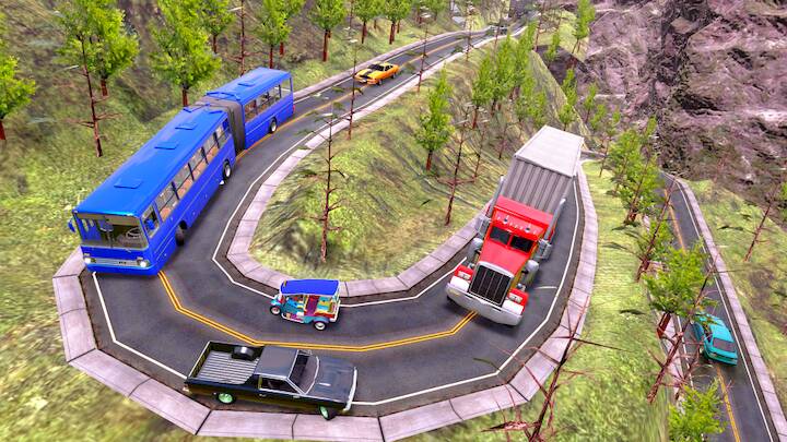  Risky Road: Hilly Bus Driver ( )  