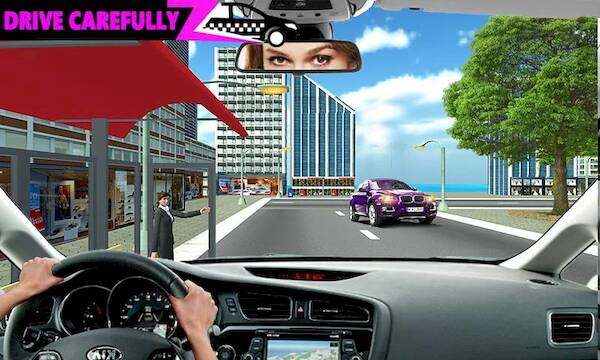  Pink Taxi Driving Game 3D ( )  