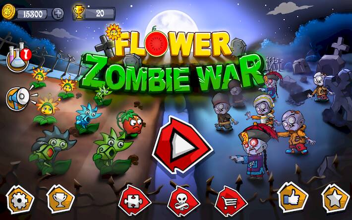 Flower zoombie war ( )  