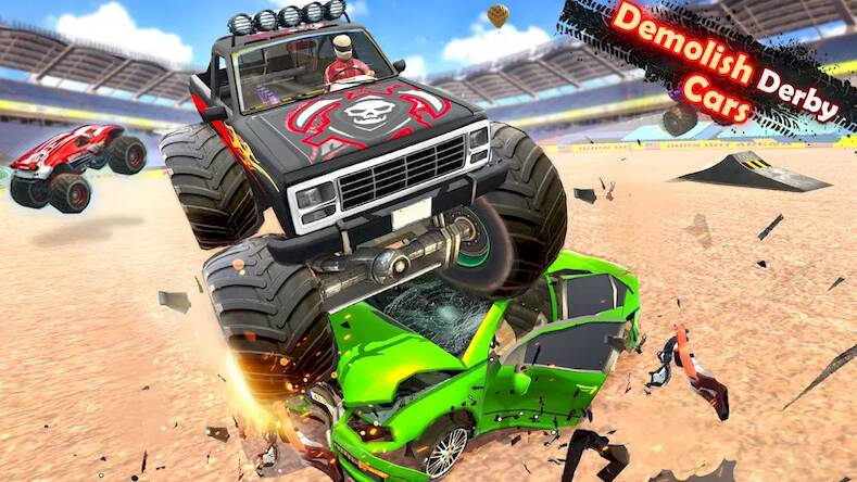  Demolition Derby Truck Stunts ( )  