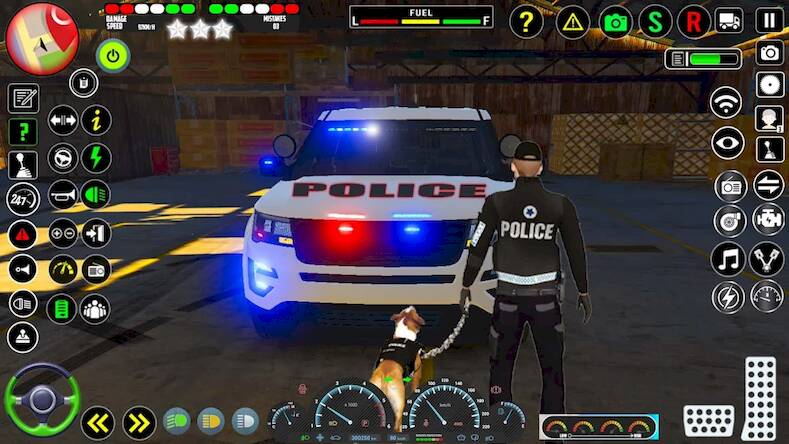  Us Police Car Parking Sim 3D ( )  