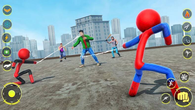  StickMan Rope Hero Spider Game ( )  
