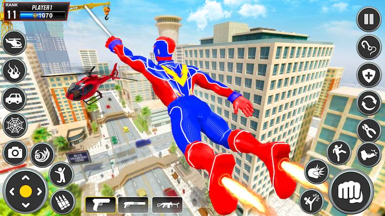  Spider Rope Hero: Superhero ( )  