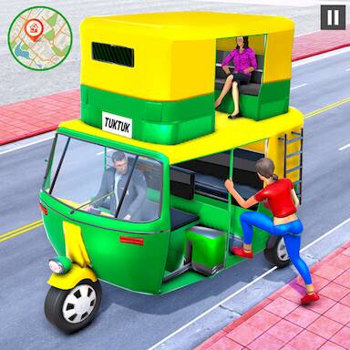  Tuk Tuk Auto Rickshaw Driving ( )  