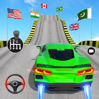  Ramp Car Stunts: GT Car Games ( )  